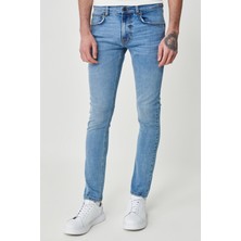 Lee Luke Slim Tapered Fit Normal Bel Esnek Jean Kot Pantolon