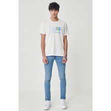Lee Luke Slim Tapered Fit Normal Bel Esnek Jean Kot Pantolon