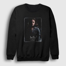 Presmono Unisex Siyah Bella Swan Twilight Sweatshirt