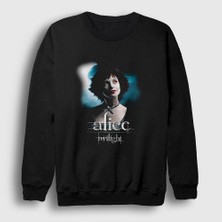 Presmono Unisex Siyah Alice Vampire Twilight Sweatshirt