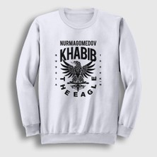 Presmono Unisex Beyaz Eagle V2 Ufc Khabib Nurmagomedov Sweatshirt
