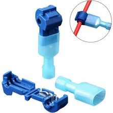 Wozlo T Tip Hızlı Kolay Kablo Ekleme Bağlantı Aparatı - Quick Splice Connector - 1.0-2.5 Mm² - 5 Adet