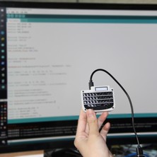 Haoruiqi  T-Keyboad ESP32-C3 Kablosuz Klavye - Siyah (Yurt Dışından)