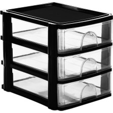 Plastart 3 Bölmeli A4 Evrak Çekmecesi | Çekmeceli A4 Organizer