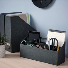Ikea Tjog Masaüstü Düzenleyici, Koyu Gri