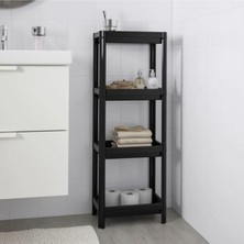 Ikea Vesken Raf Ünitesi, Siyah