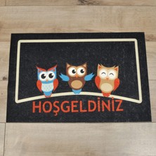 Asev Home Kapı Önü Paspası Baykuş