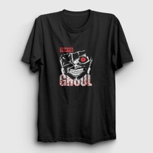 Presmono Unisex Siyah Ken Kaneki V4 Anime Tokyo Ghoul T-Shirt