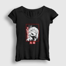 Presmono Kadın Siyah Himiko Toga Anime My Hero Academia T-Shirt