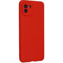 Dijimedia Happycase Samsung Galaxy A03 Kılıf First Silikon - Kırmızı