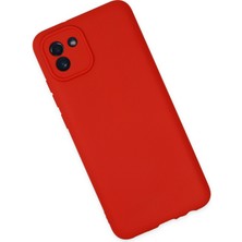 Dijimedia Happycase Samsung Galaxy A03 Kılıf First Silikon - Kırmızı