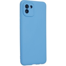 Dijimedia Happycase Samsung Galaxy A03 Kılıf First Silikon - Mavi