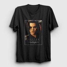 Presmono Unisex Siyah Jasper Cullen Vampire Twilight T-Shirt