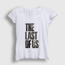 Presmono Kadın Beyaz Joel And Ellie Oyun The Last Of Us T-Shirt