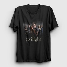 Presmono Unisex Siyah Poster Cullen Family Twilight T-Shirt