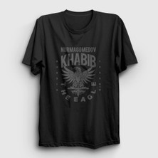 Presmono Unisex Siyah Eagle V2 Ufc Khabib Nurmagomedov T-Shirt