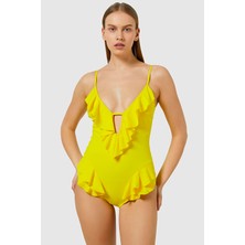 Ayyıldız 5006 Sarı Farbelalı Mayo