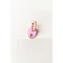 MorMajor Silver Tekli Little Love (Düğme) Gümüş Küpe