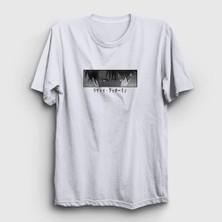 Presmono Unisex Beyaz Levi Ackerman Anime Attack On Titan T-Shirt
