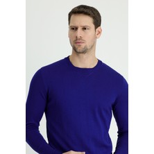 Kiğılı Bisiklet Yaka Slim Fit Triko Kazak