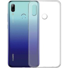 Smody Huawei P Smart 2019 Kılıf Lüx Şeffaf Silikon