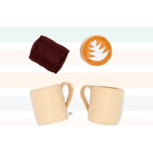 Keçe Oyuncak - Coffee Oyun Seti - Felt Toys - %100 El Yapımı