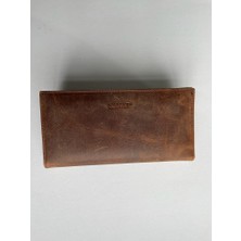 SANAT LEATHER SL-2161 Hakiki Deri Telefon Bölmeli Unisex Cüzdan