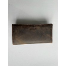 SANAT LEATHER SL-2161 Hakiki Deri Telefon Bölmeli Unisex Cüzdan