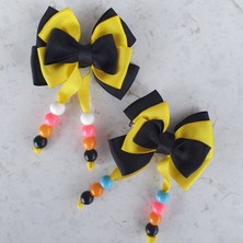 Kalben Accessories 2 Adet Boncuklu Çocuk Saç Tokası, Çocuk Toka, Saç Toka, Çocuk Tokası, Saç Aksesuar