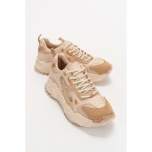 Luvi Lecce Bej-Rose Kadın Spor Ayakkabı
