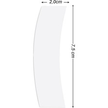 Ultra Hold Muadili Protez Saç Bandı Oval ''c'' - 2.0cm x 7,5cm) 36 Adet