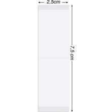 Ultra Hold Muadili Protez Saç Bandı Düz (''1 x 3'' - 2.5cm x 7,5cm) 36 Adet