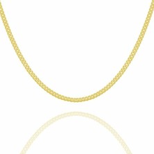 Takı Depo Gurmet Model Gümüş Zincir 40 Mikron Kalınlık 50 - Altın Rengi