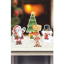 Neşeli Günlerim Yılbaşı Christmas Ayaklı Pano  Masa Üstü (Kalın Kağıt)