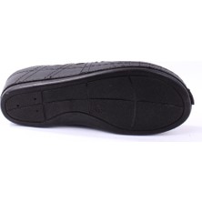 Dagoster DZA37-1801 Siyah Günlük  Burun Kapalı Kadın Terlik