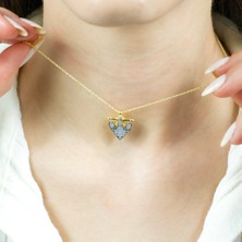 Jewel By Aila Çivi Kalp Gümüş Kolye