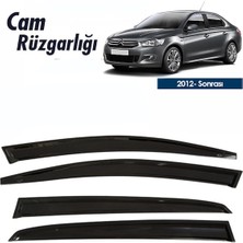 STS Oto Aksesuar Cam Rüzgarlığı Citroen C Elysee 2012 Sonrası Mügen Tip Piano Black