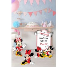 Neşeli Günlerim Minnie Mouse Ayaklı Pano Seti