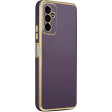 Galaxy M23 Kılıf Zore Bark Kenarları Altın Renk Kılıf