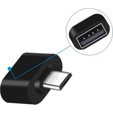 Feriot Micro USB To USB 2.0 Data Çevirici Otg Adaptör Siyah