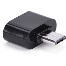 Feriot Micro USB To USB 2.0 Data Çevirici Otg Adaptör Siyah