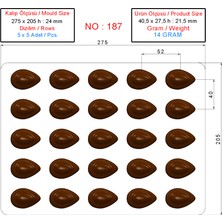 MFS Çikolata Kalıp 0187 - Polikarbon Çikolata Kalıbı