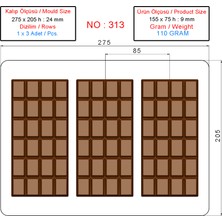 MFS Çikolata Kalıp 0313 - Polikarbon Çikolata Kalıbı