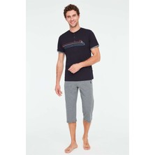 U.S. Polo Assn.   Erkek Lacivert Kapri Takımı