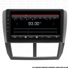 Myway Subaru Impreza Android Multimedya 4gb Ram Carplay Navigasyon Ekran - Myway