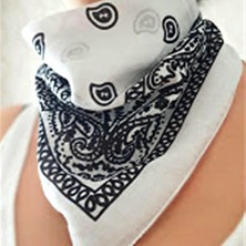 Petek Aksesuar Şal Desenli Bandana