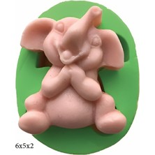 Butedo Dekoratif Kenar Şeklinde Silikon Şeker Hamuru Sabun ve Mum Kalıbı