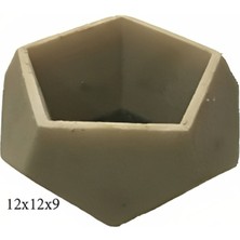 Butedo Beton Grubu Silikon Şeker Hamuru Dekor,sabun, Saksı ve Mum Kalıbı