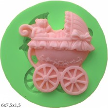 Butedo Dekoratif Kenar Şeklinde Silikon Şeker Hamuru Sabun ve Mum Kalıbı