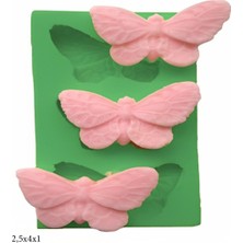 Butedo Dekoratif Kenar Şeklinde Silikon Şeker Hamuru Sabun ve Mum Kalıbı